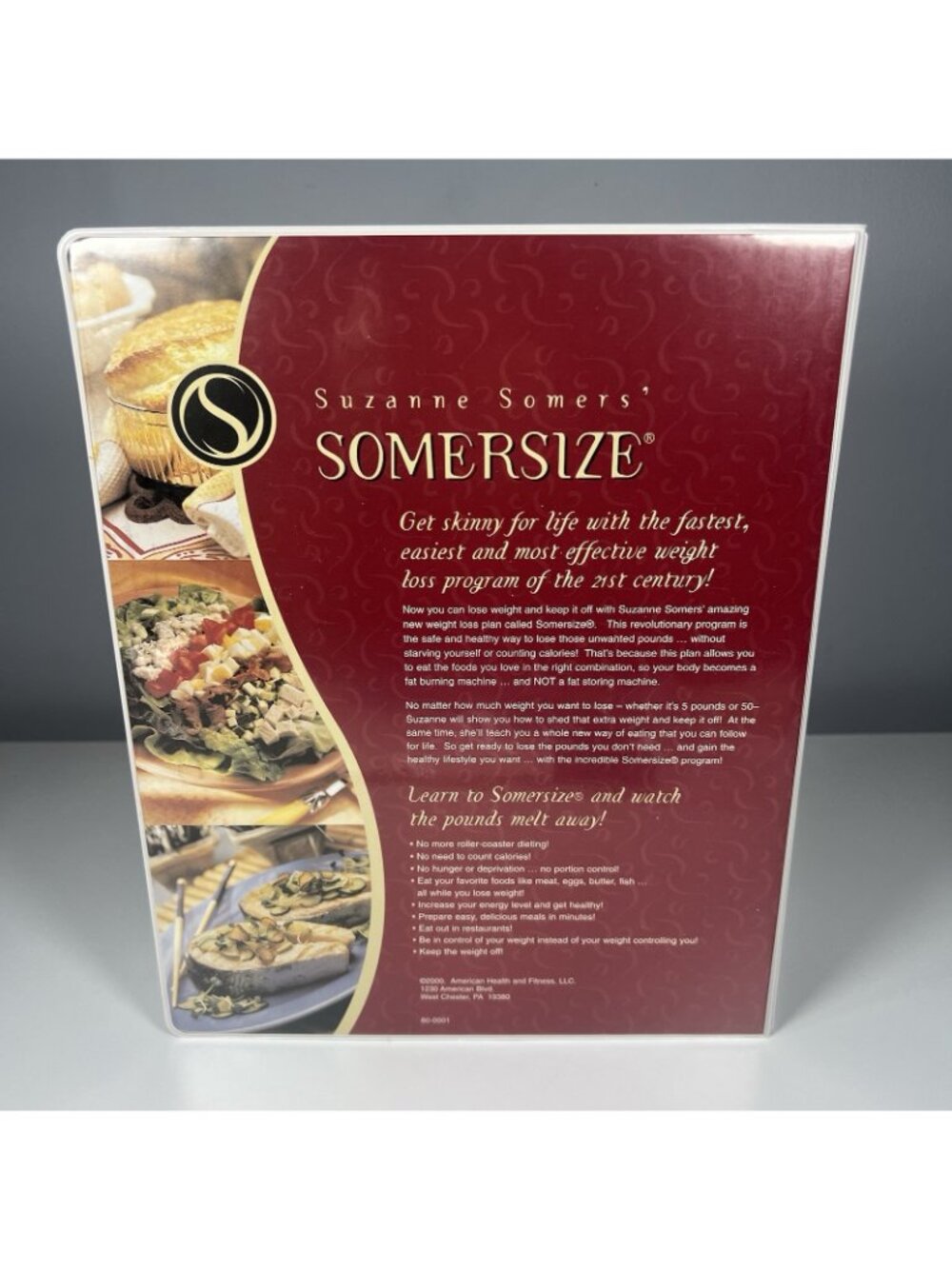 Vintage Suzanne Somers' SOMERSIZE Weight Loss Plan Set In Case NEW - Picture 9 of 11
